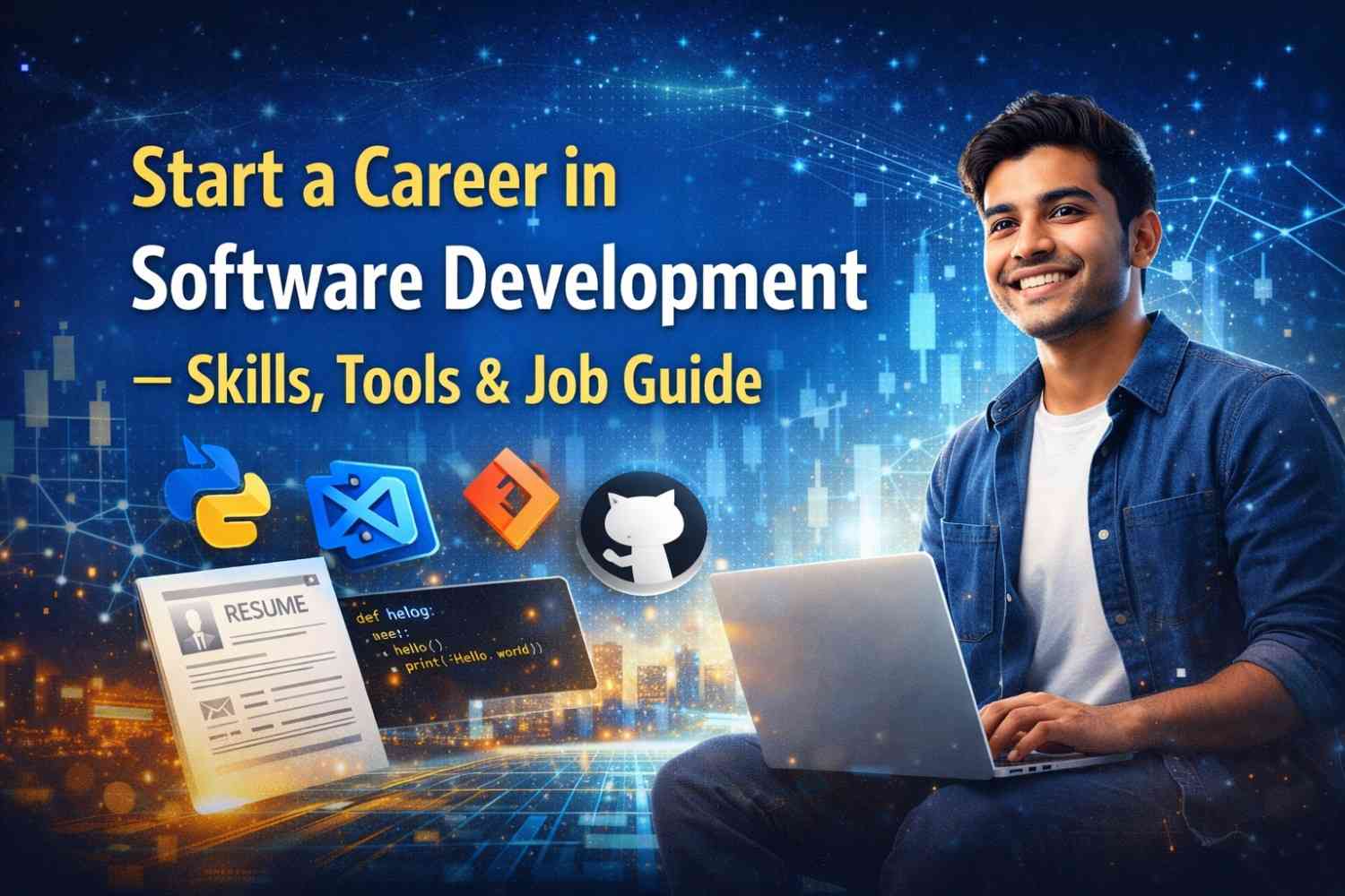 Start a Career in Software Development — Skills, Tools & Job Guide